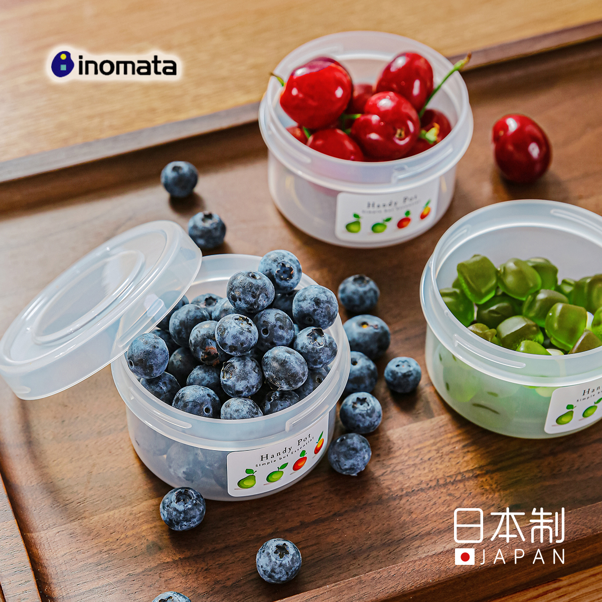 日本进口小号水果盒便当盒保鲜盒