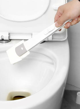 日本LEC洗马桶清洁夹卫生间立式镊子马桶刷长柄可抛湿纸巾清洗夹