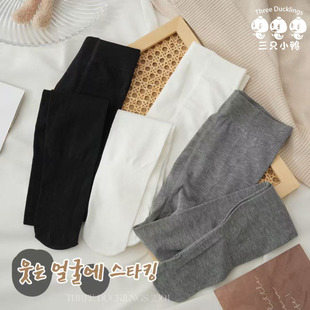 宝宝蝴蝶裆细条打底袜 儿童打底裤 三只小鸭2301女童连裤 袜春秋薄款