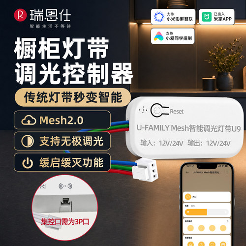 瑞恩仕智能Mesh2.0灯带控制器