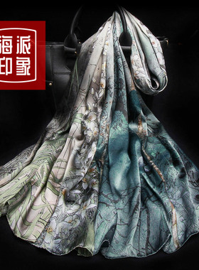 海派印象秋冬高档桑蚕丝重磅真丝