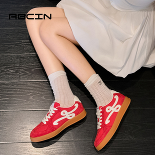 潮流休闲鞋 ABCIN新款 时尚 复古板鞋 BD689 德训鞋