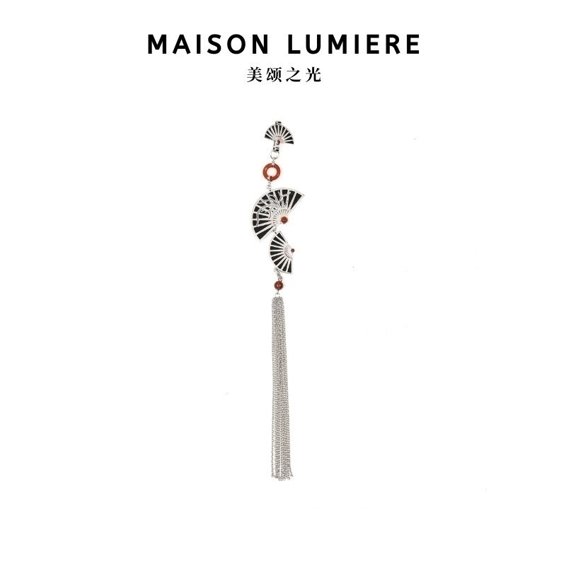 刘宇宁同款美颂之光 三生至善珐琅扇舞压襟  MAISON LUMIERE中式