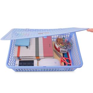 929无盖文件篮文框 924件 得文具公文篮文件盖收Deli 得纳框923