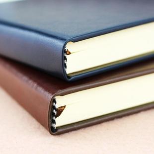 得3185笔记本PU皮商务本1办公记事子6K加厚160页大 得力Deli 包邮