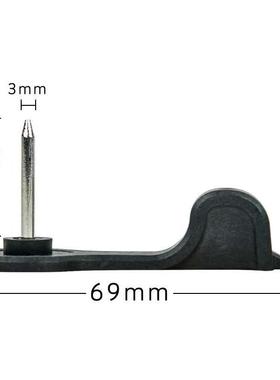 得力金典财务装订机通针 钻头刀清理屑器 打孔钻机刀头通纸WUG通