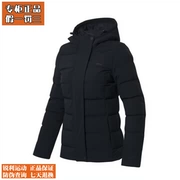 Li Ning ngắn xuống áo khoác nữ đào tạo loạt mũ trùm đầu Slim mùa đông trắng xuống quần áo thể thao AYMN046 - Thể thao xuống áo khoác