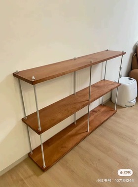 置物架落地多层收纳架子简易书架铁艺客厅储物架展示货架家用