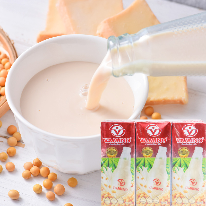 Ì©¹úÔ×°½ø¿ÚÒûÁÏ VaminoÍÛÃ×ŵ άËûÄ̶¹ÄÌÖ½ºÐ×°250ml*6ºÐ 0211