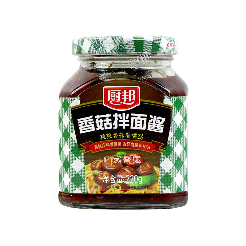 香菇广东拌面厨邦香菇下饭酱开胃