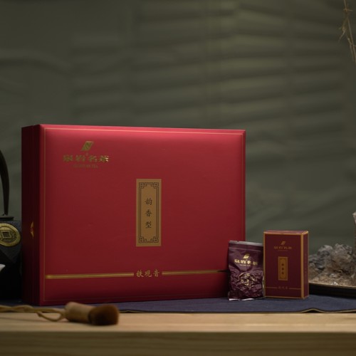 泉岩茶业安溪铁观音乌龙茶浓香节日伴手礼送长辈礼盒装官方旗舰店