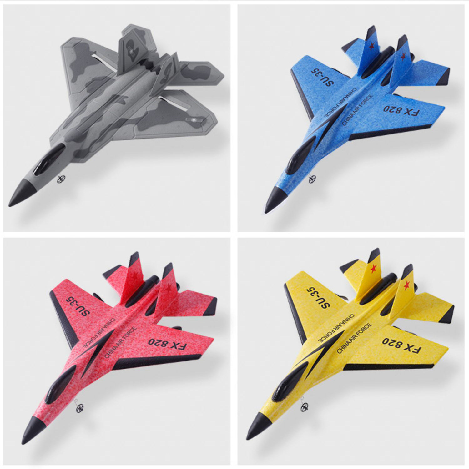 초대형 배우기 쉬운 원격 제어 항공기 VEYRON J-20 전투기 모델 고정익 글라이더 어린이 장난감 여행 장치