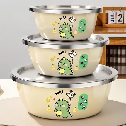 特厚猪油盆带盖家用不锈钢盆子厨房食品级密封猪油罐家用可放冰箱