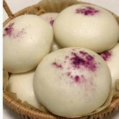 丽州云点新中式奶香荔浦芋头紫薯芋泥包营养早餐方便速食手工制作