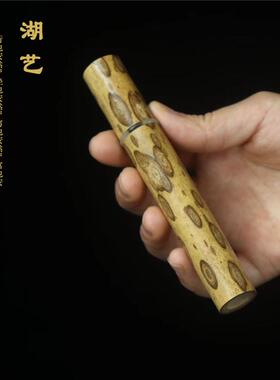 梅鹿竹短款线香筒沉香筒