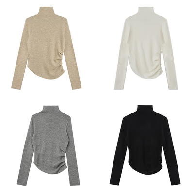 JIUJIU时尚百搭不规则针织衫