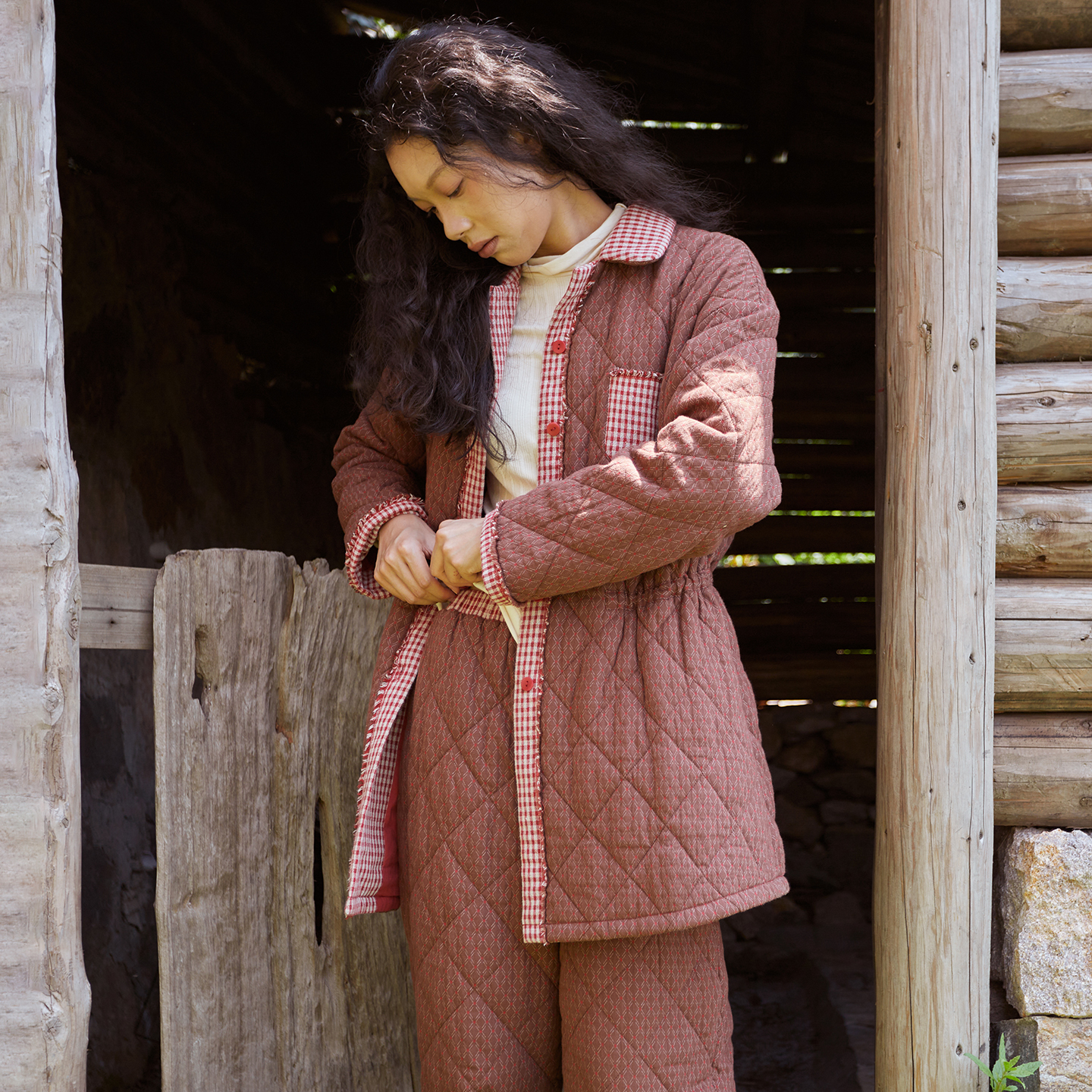 朵朵可可女纯棉经典款夹棉冬季