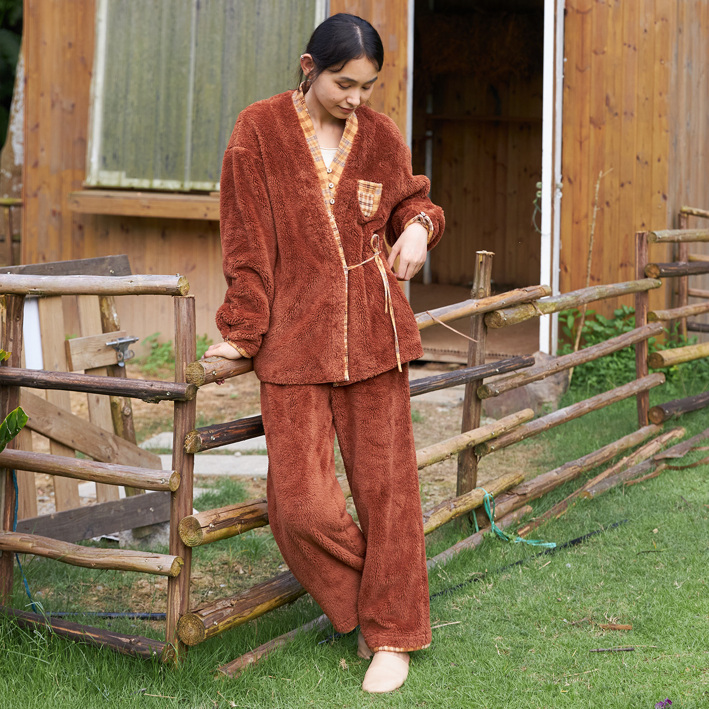 特厚双面绒  冬日保暖绒套装  {秋日麦野}   朵朵可可,女士内衣/男士内衣/家居服,睡衣/家居服套装,淘宝优惠券,粉丝福利购,淘宝优惠卷