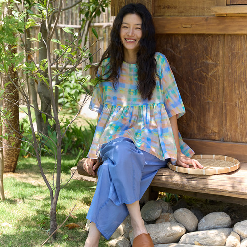 睡衣女纯棉春夏家居服套装
