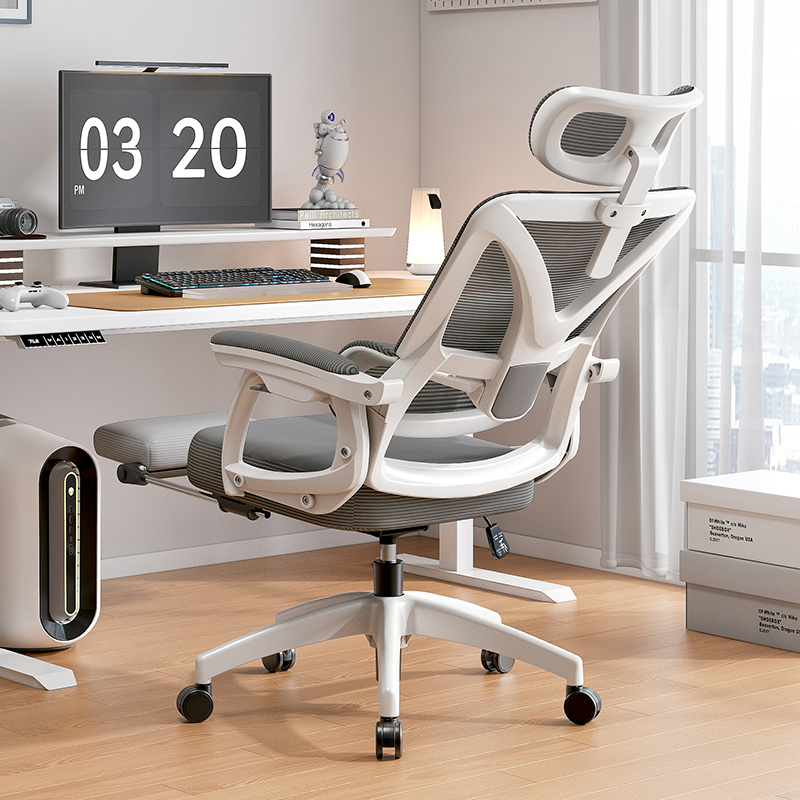 办公椅子可躺午休坐躺两用电脑椅舒适久坐人体工学椅护腰老板座椅