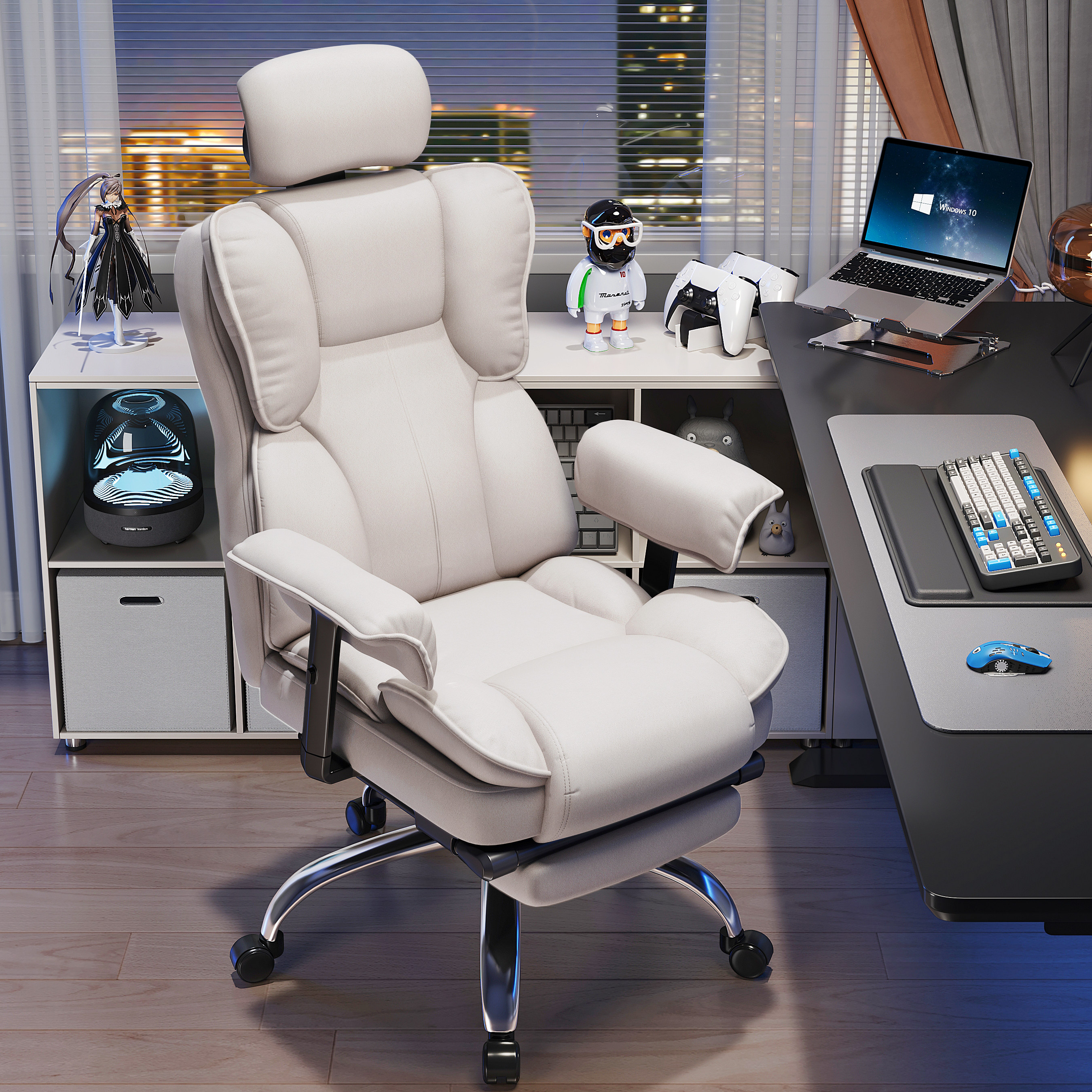 电竞椅子电脑椅家用舒适久坐主播座椅沙发直播转椅靠背人体工学椅