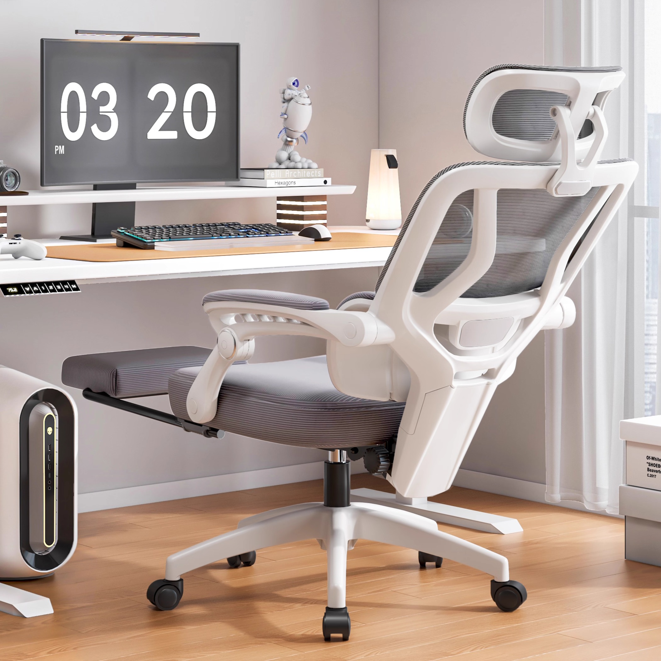 艺颂人体工学椅子办公家用电脑椅书房久坐学习椅宿舍人工力学座椅