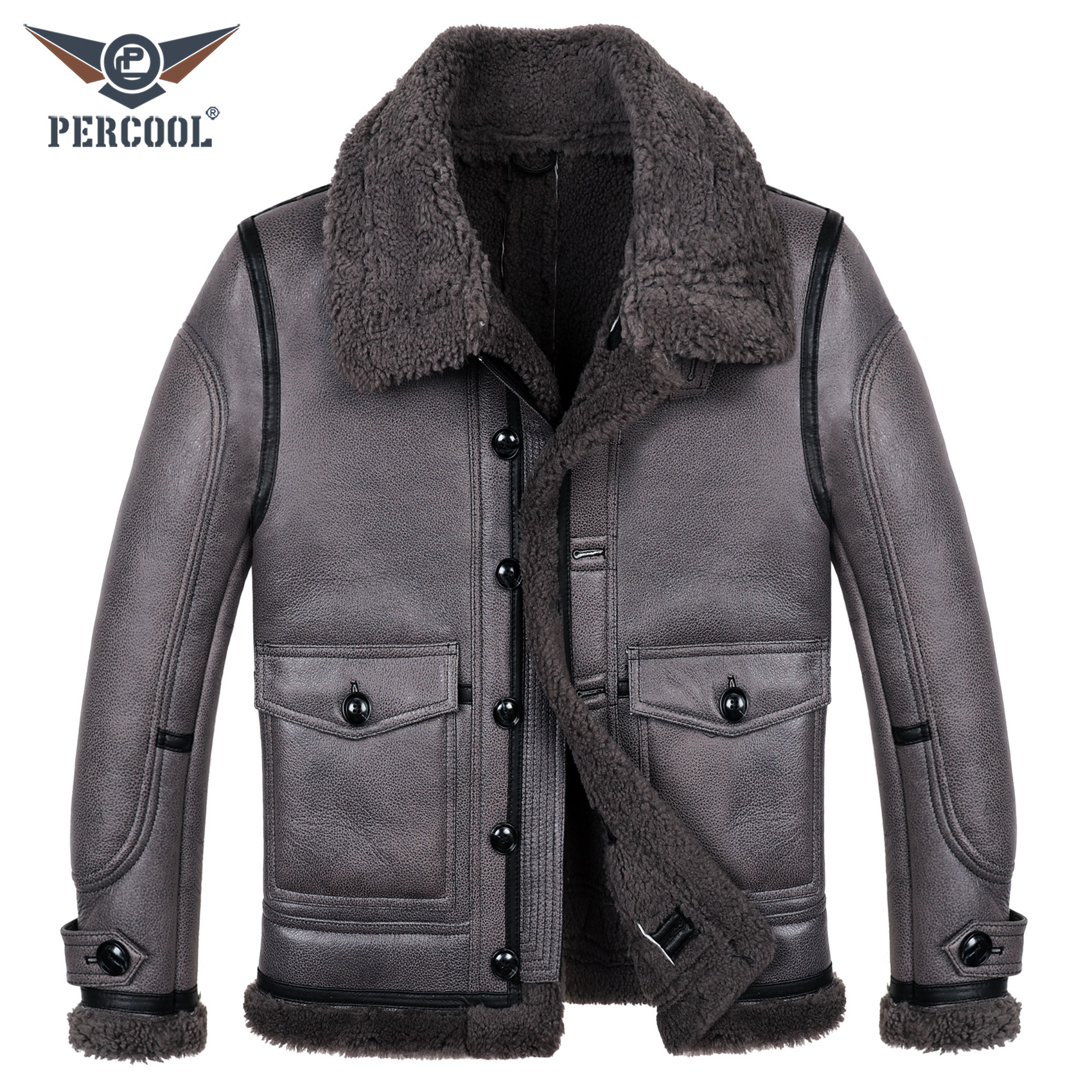 PERCOOL原生态皮毛一体冬季皮衣