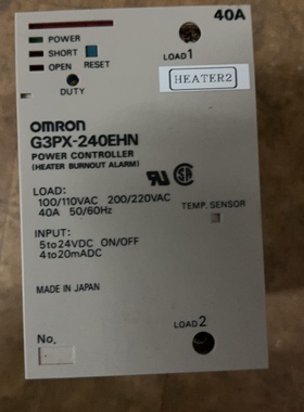二手OMRON欧姆龙固态继电器G3PX-240EHN 现货