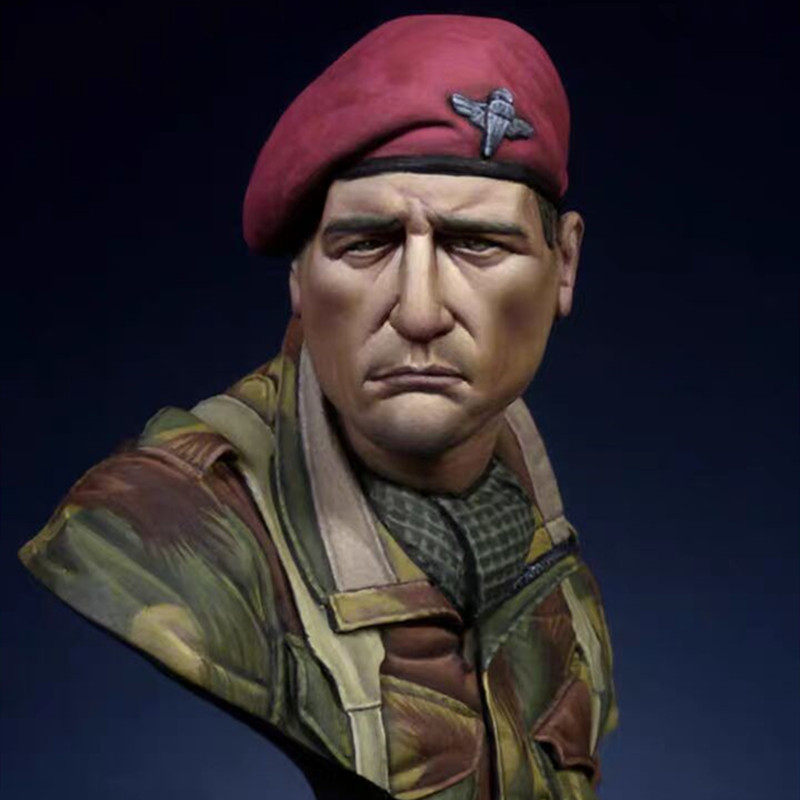 时代 1:16二战英军 红魔伞兵胸像