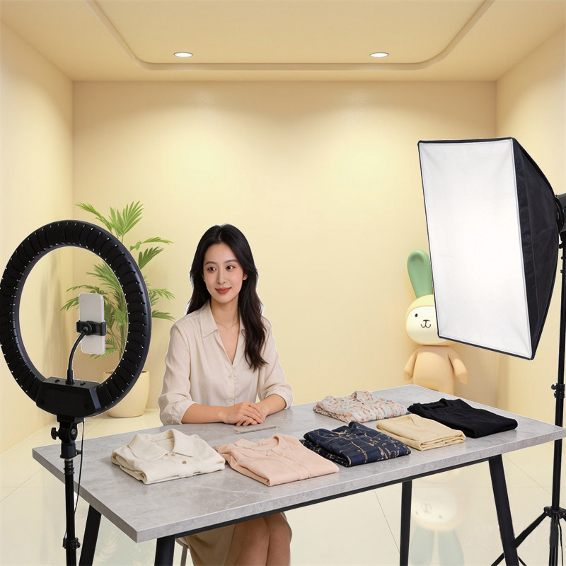 3D立体温馨暖色系直播背景墙布