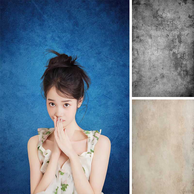 纯色肌理纹理背景布复古人像