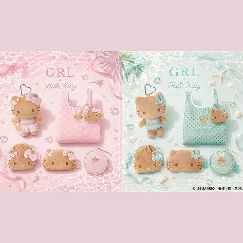 hellokitty联名GRL薄巧泳衣挂件