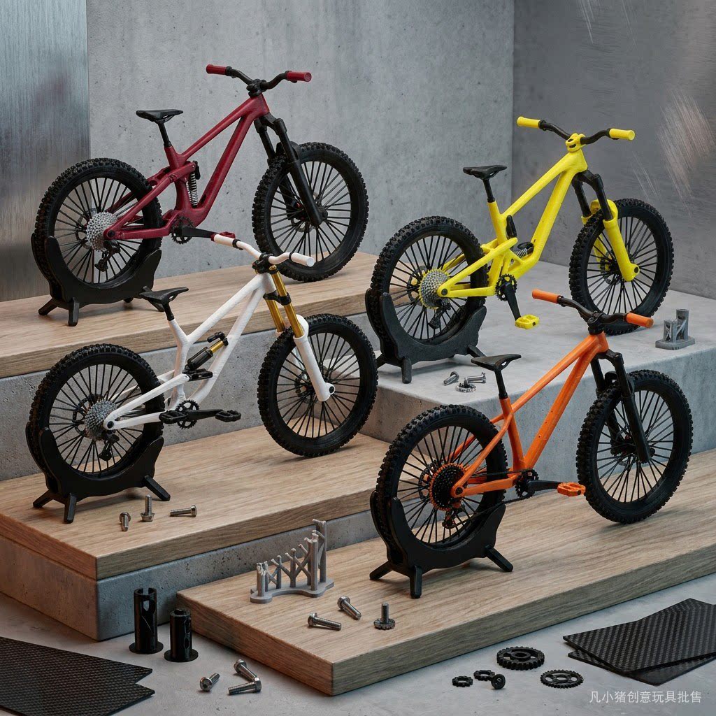 定制3D打印可动自行车模型19