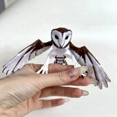 3D打印摆摊仿真鹰隼玩具模型摆件装 饰礼物潮玩创意动物关节可活动