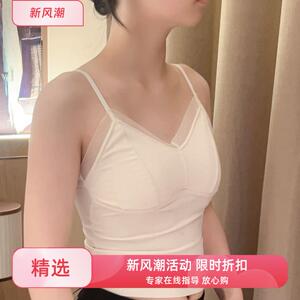 现货新款蕾丝小背心吊带女夏季纯欲风甜辣修身内搭打底衫短款上衣