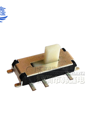 MSS12C02 拨动开关 7脚立式开关 贴片拨动开关 2档贴片小开关