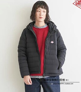 张晓沫日系纯元23秋冬款轻薄舒适拉链连帽羽服外套danton女
