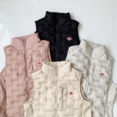 日系秋冬新品 danton云梯羽绒轻薄立领拉链羽绒马甲叠穿坎肩女