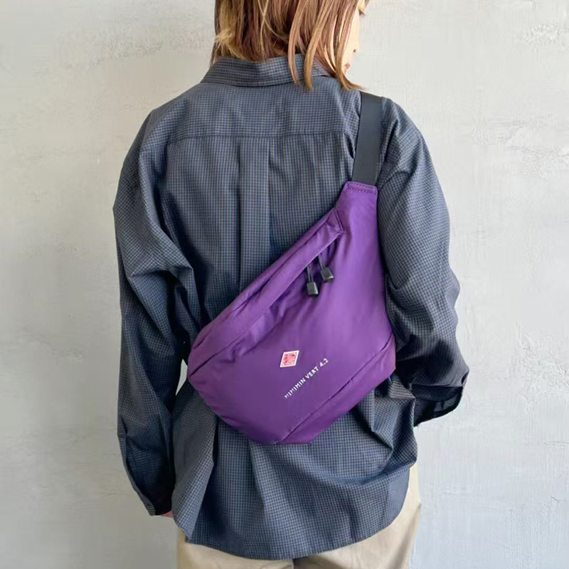 日系danton夹棉斜挎包胸包户外轻便型背包单肩手提包男女款