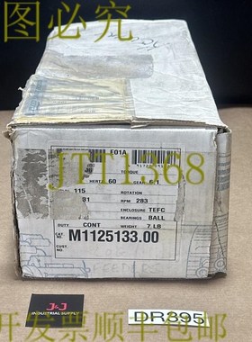 原装供应Leeson M1125133.00 .06 1 ~ 相位交流电机 283RPM 6:1