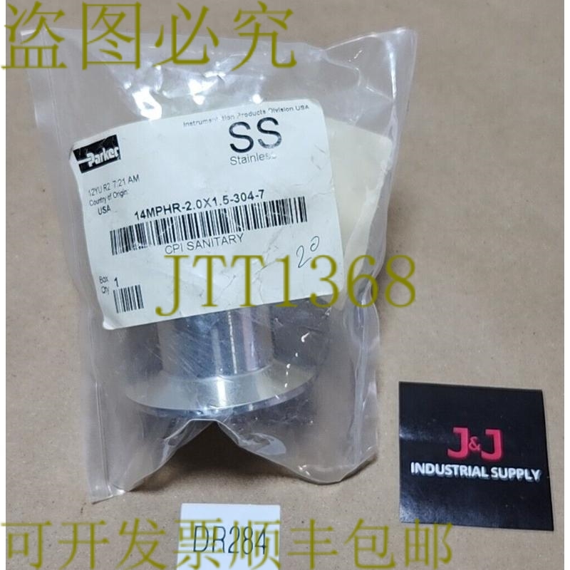 原装供应Parker 14MPHR-2.0X1.5-304-7 CPI 卫生配件 SS + ！