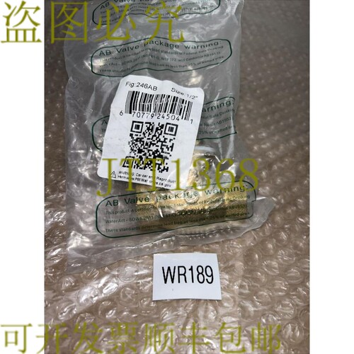 原装供应RWV 1/2 英寸沙发阀 IPS 螺纹移动止回,200 WOG 袋 +