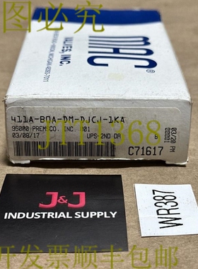 原装供应开箱 - MAC阀门411A-B0A-DM-DJCJ-1KA气动电磁阀20-120PS