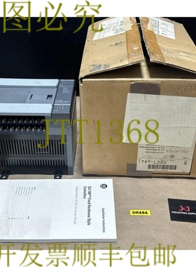 原装供应开箱- ALLEN BRADLEY 1747-L20D SER。 B SLC500 控制器
