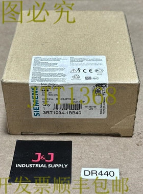 原装供应开箱- 3RT1034-1BB44 24VDC 30Hp 电机启动器 || 发????