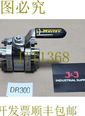 原装供应新  Whitey SS-62TF4 不锈钢球阀 1/4 英寸 2200Psi TFE