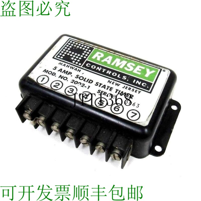 原装供应二手 RAMSEY 2002 - 1 实心状态计时器 20021 5 安培