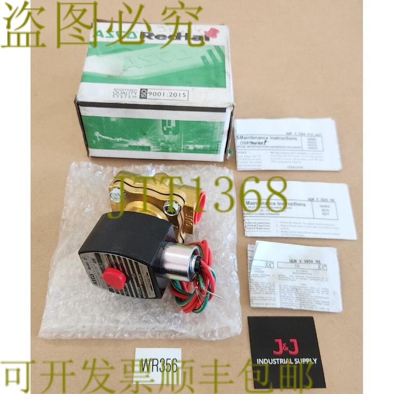 原装供应Asco EF8210G095 红帽阀门 3/4 英寸管道 120 伏 60Hz 2