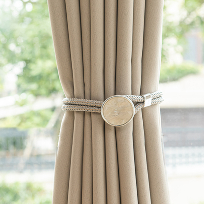 宝泽简约现代轻奢窗帘绑带绑扣窗帘装饰绳子扎带免钉免打孔挂球
