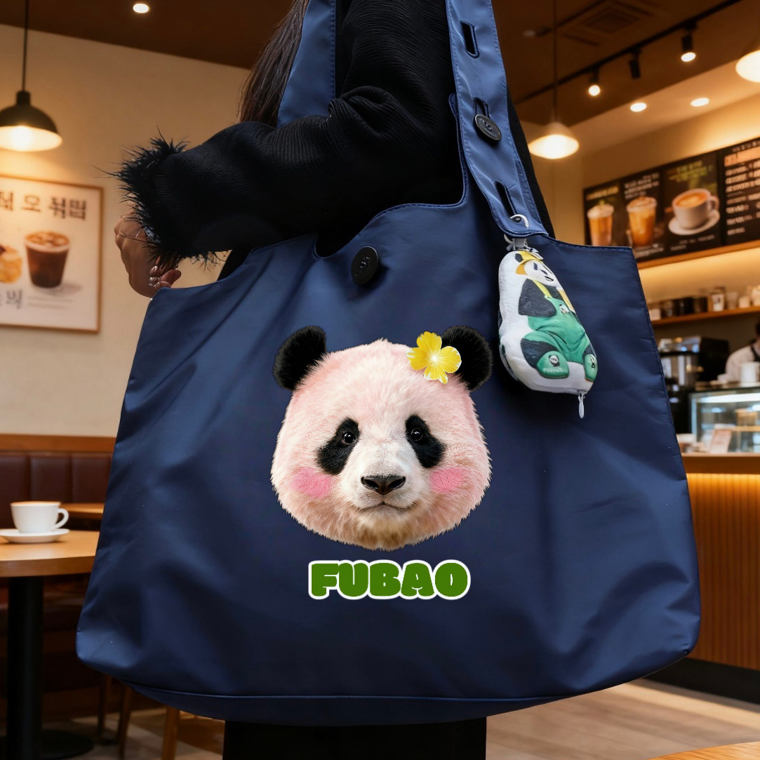 福宝周边单肩包斜挎包大容量托特包上课通勤女包